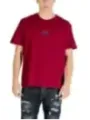 Calvin Klein Jeans Herren T-Shirt Bordeaux | online kaufen