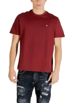 Calvin Klein Herren T-Shirt Rot mieten - Flex-Fashion