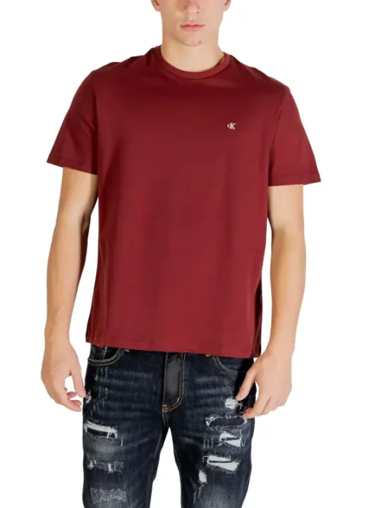 Calvin Klein Jeans Herren T-Shirt Rot | online kaufen