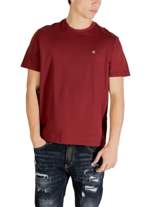 Calvin Klein Jeans Herren T-Shirt Rot | online kaufen