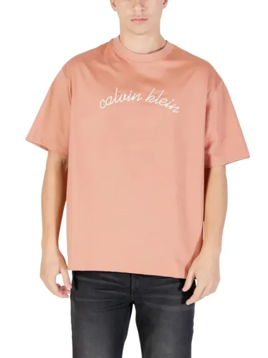 Calvin Klein Jeans Herren T-Shirt Rosa | online kaufen