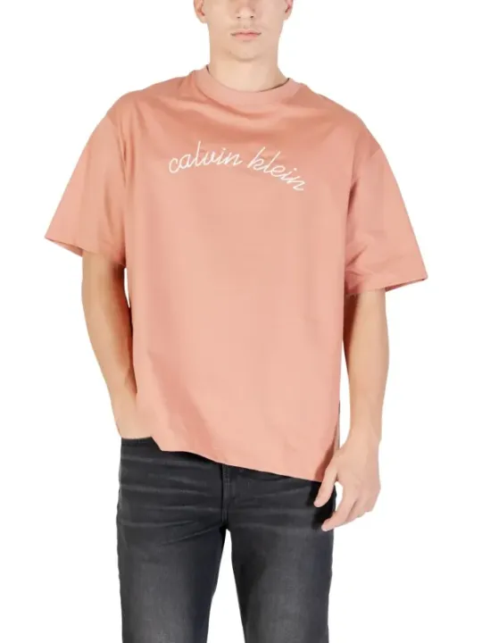 Calvin Klein Jeans Herren T-Shirt Rosa | online kaufen