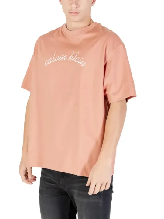 Calvin Klein Jeans Herren T-Shirt Rosa | online kaufen