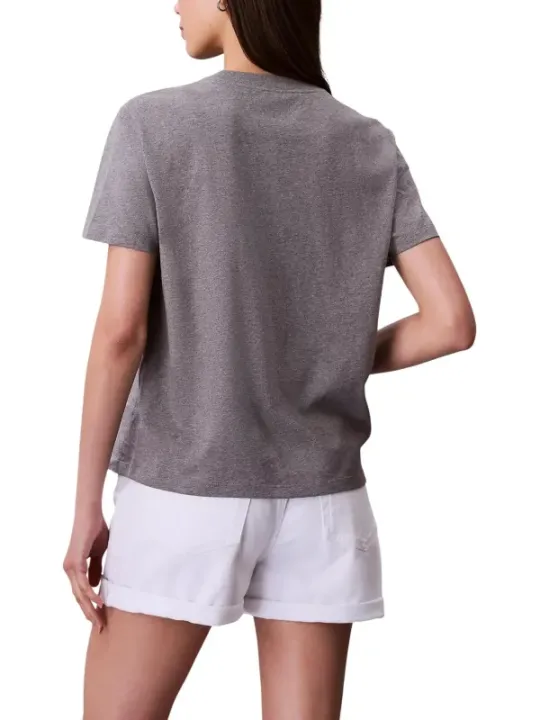 Calvin Klein Jeans Damen T-Shirt Grau | online kaufen
