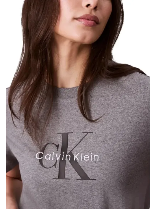 Calvin Klein Jeans Damen T-Shirt Grau | online kaufen