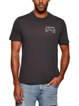 Calvin Klein Herren T-Shirt Schwarz mieten - Flex-Fashion