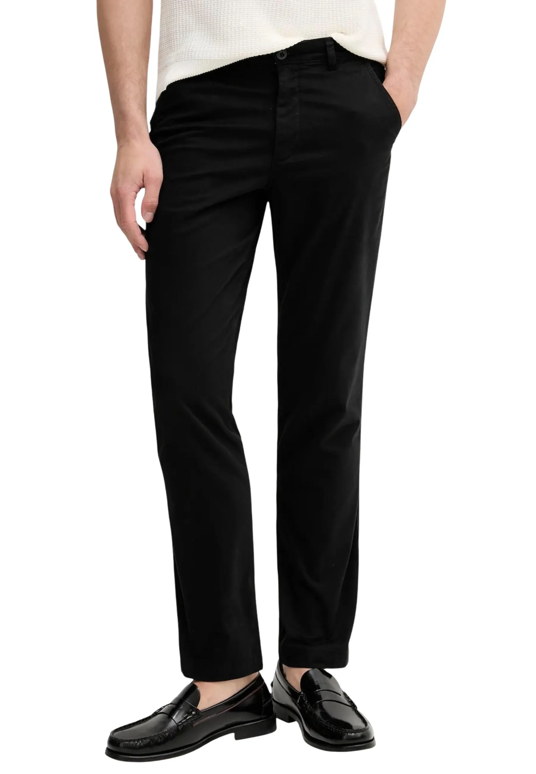Herren Hose Schwarz 496462