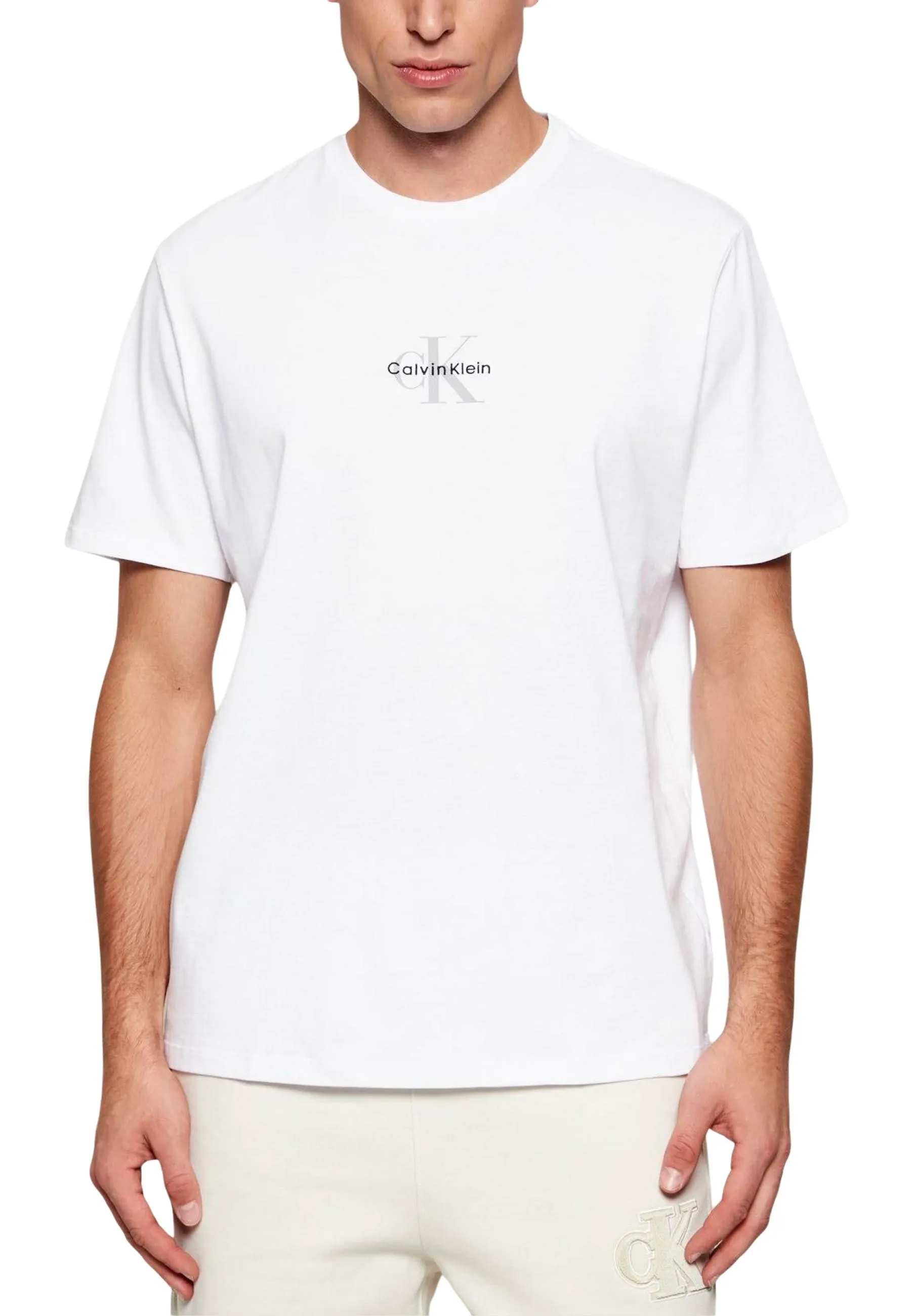 Herren T-Shirt Weiß 496474