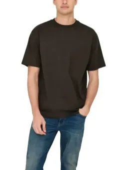 Miete Herren T-Shirt Braun von Only & Sons – Flex-Fashion