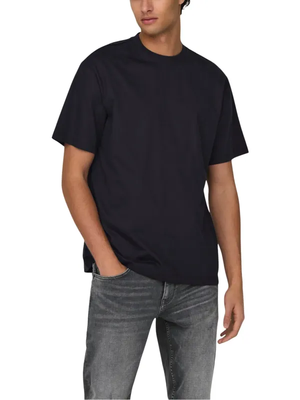 Only & Sons Herren T-Shirt Schwarz | online kaufen