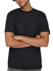 Only & Sons Herren T-Shirt Schwarz | online kaufen