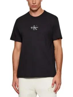 Calvin Klein Herren T-Shirt Schwarz mieten - Flex-Fashion