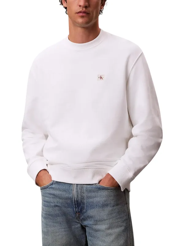 Calvin Klein Jeans Herren Fleece Weiß | online kaufen