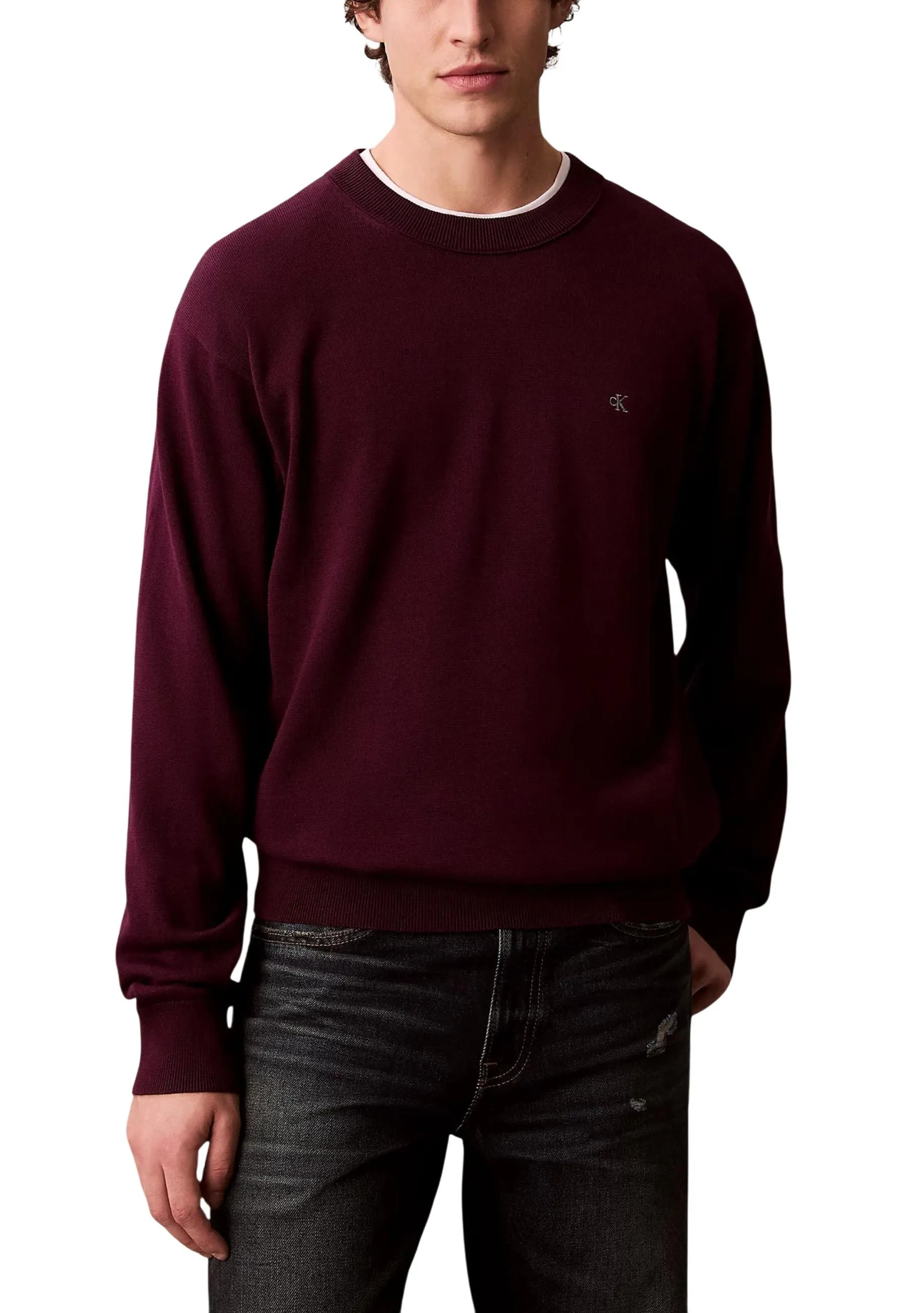 Herren Pullover Violett 496461