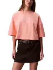Calvin Klein Jeans Damen T-Shirt Orange | online kaufen
