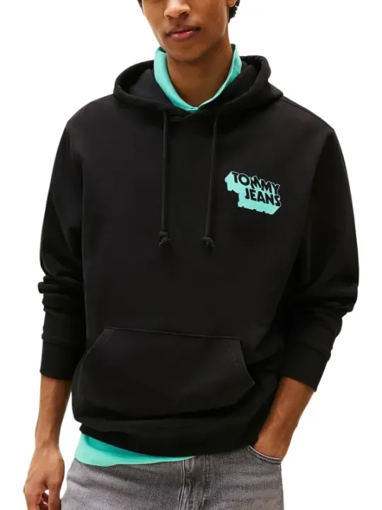 Tommy Hilfiger Jeans Herren Fleece Schwarz | online kaufen