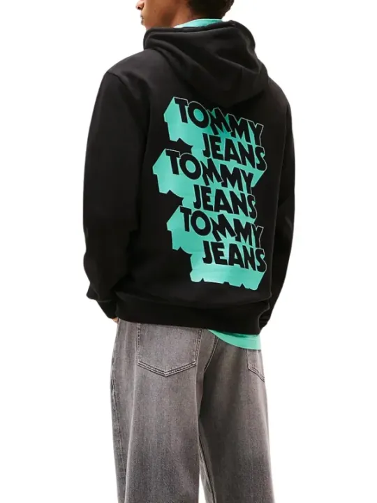 Tommy Hilfiger Jeans Herren Fleece Schwarz | online kaufen