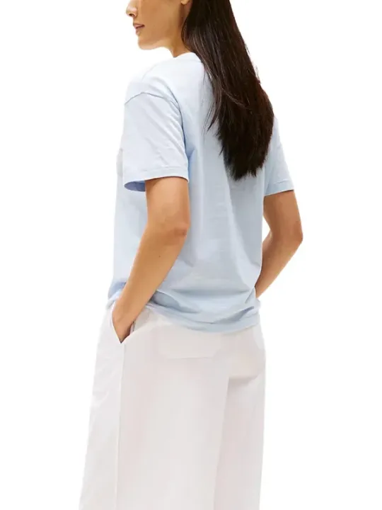 Tommy Hilfiger Damen T-Shirt Azurblau | online kaufen