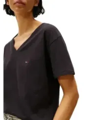 Tommy Hilfiger Damen T-Shirt Schwarz | online kaufen