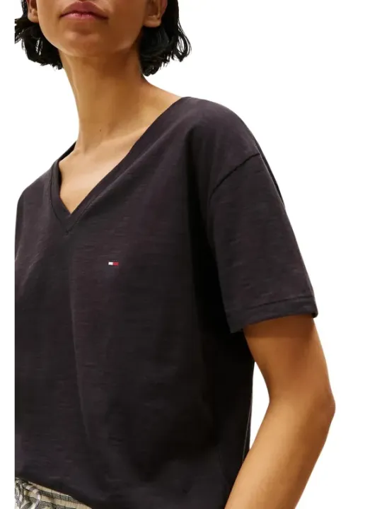 Tommy Hilfiger Damen T-Shirt Schwarz | online kaufen