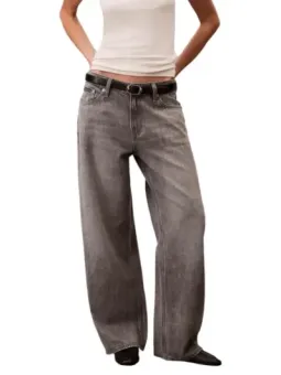 Calvin Klein Damen Jeans Grau W26/W27 mieten - Flex-Fashion