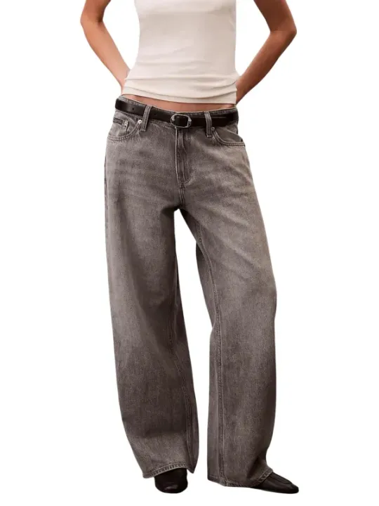 Calvin Klein Jeans Damen Jeans Grau | online kaufen