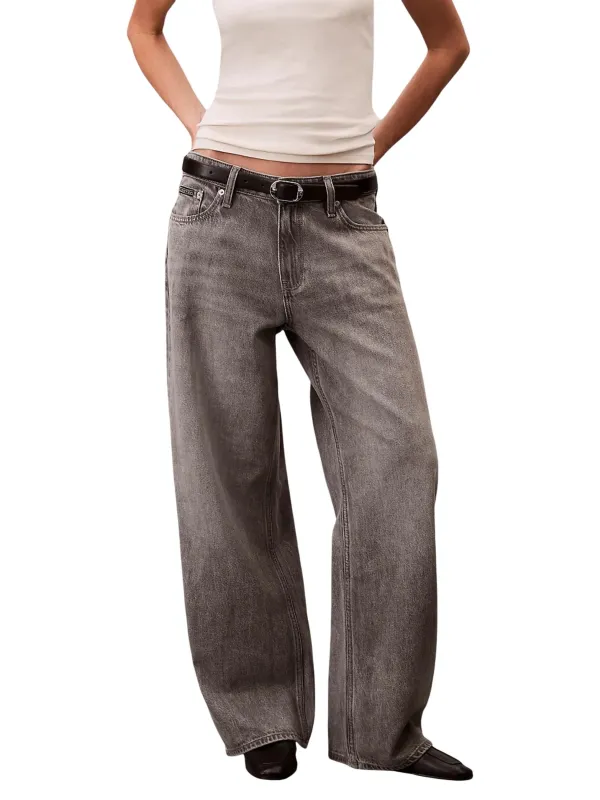 Calvin Klein Jeans Damen Jeans Grau | online kaufen
