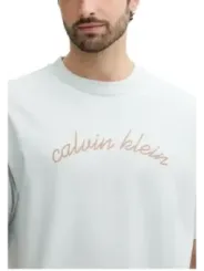 Calvin Klein Jeans Herren T-Shirt Azurblau | online kaufen