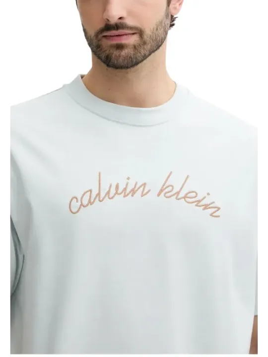 Calvin Klein Jeans Herren T-Shirt Azurblau | online kaufen