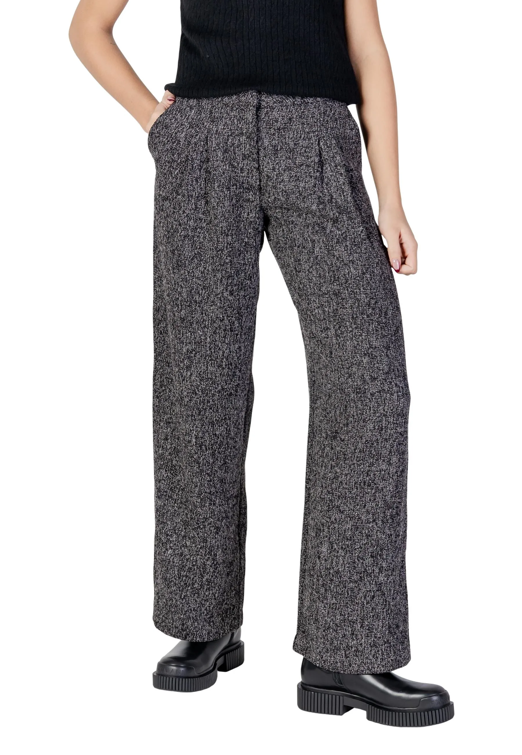 Damen Hose Schwarz 495839