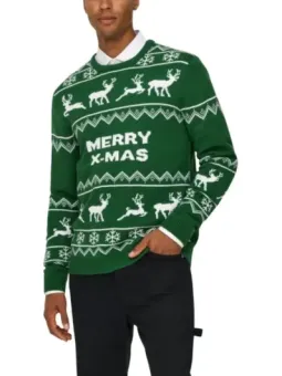 Grüner Only & Sons Herrenpullover mieten - Flex-Fashion