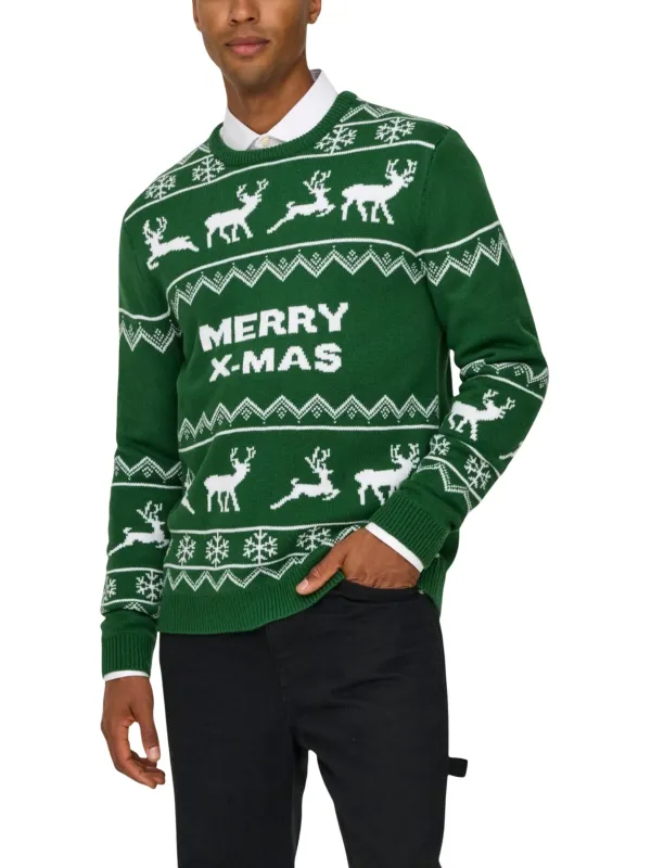 Only & Sons Herren Pullover Grün | online kaufen