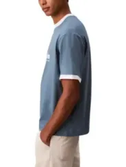 Calvin Klein Jeans Herren T-Shirt Azurblau | online kaufen