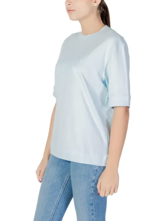 Calvin Klein Jeans Damen T-Shirt Azurblau | online kaufen