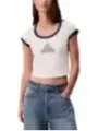 Calvin Klein Jeans Damen T-Shirt Weiß | online kaufen