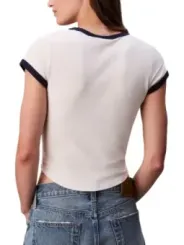 Calvin Klein Jeans Damen T-Shirt Weiß | online kaufen