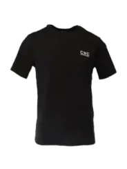 Schwarzes CNC-Logo-T-Shirt