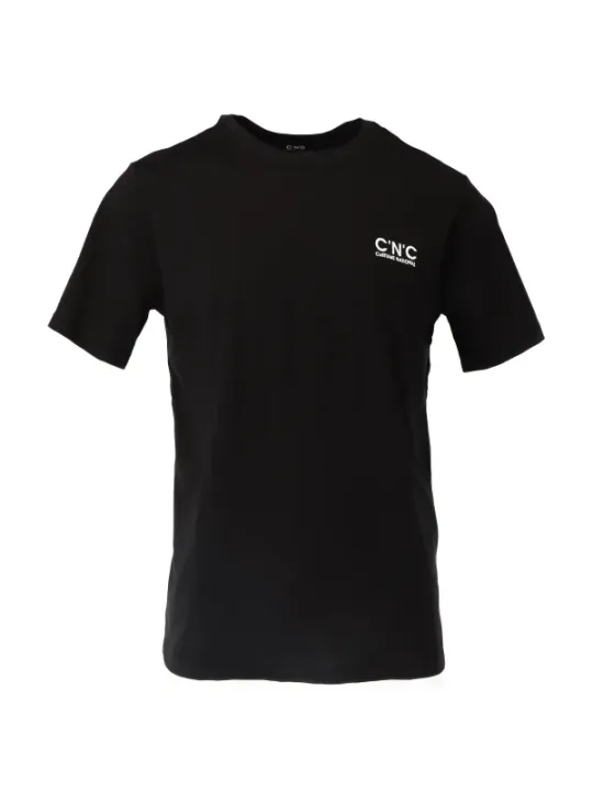 Schwarzes CNC-Logo-T-Shirt