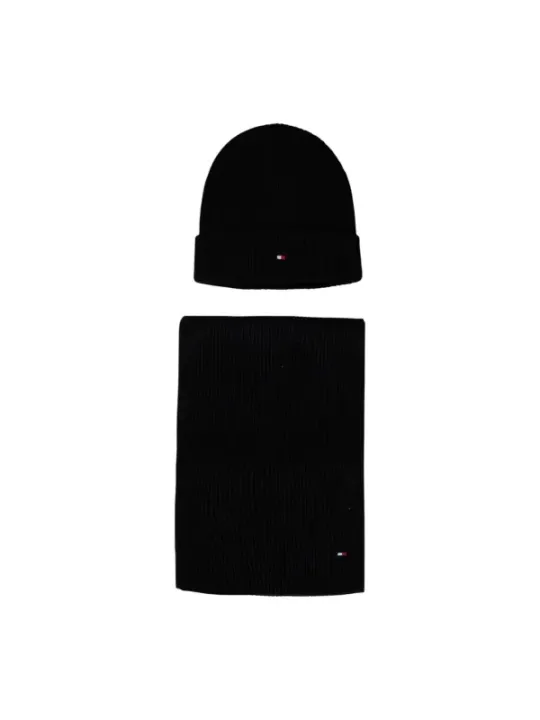 Tommy Hilfiger Herren Schal Schwarz | online kaufen