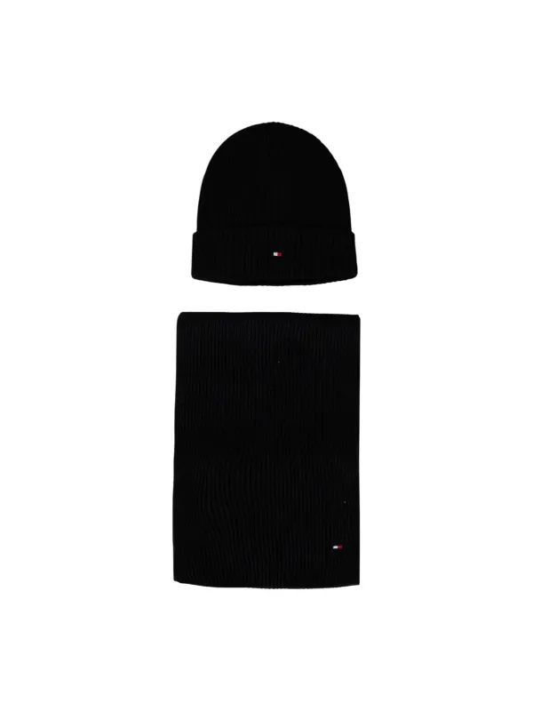 Tommy Hilfiger Herren Schal Schwarz | online kaufen