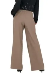 Jacqueline De Yong Damen Hose Braun | online kaufen