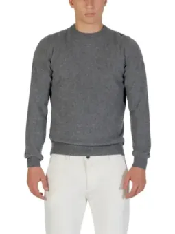 Yos Herren Cashmere Pullover Grau mieten - Flex-Fashion Verleih