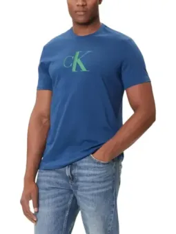 Calvin Klein Herren T-Shirt Blau mieten | Flex-Fashion Verleih
