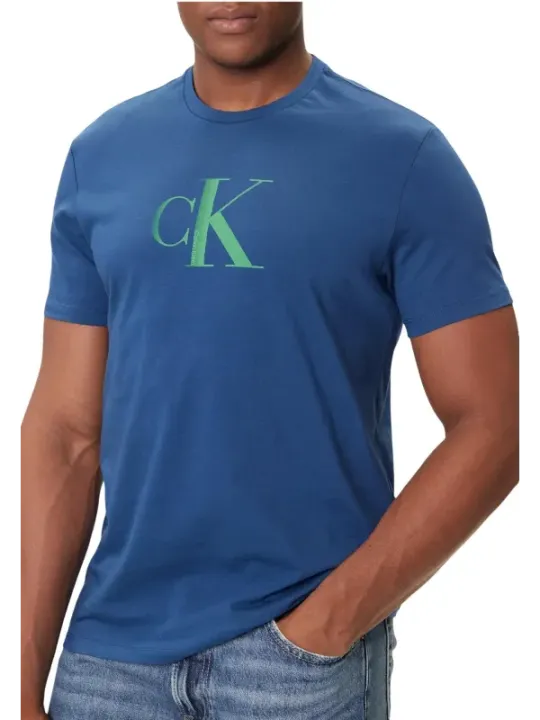 Calvin Klein Jeans Herren T-Shirt Blau | online kaufen