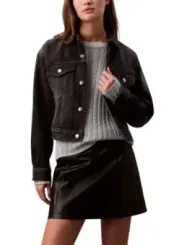 Calvin Klein Jeans Damen Jacke Schwarz | online kaufen