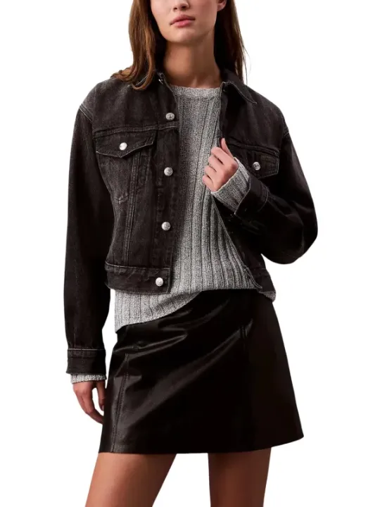 Calvin Klein Jeans Damen Jacke Schwarz | online kaufen