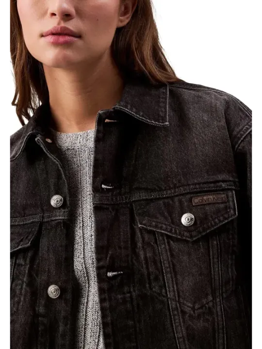 Calvin Klein Jeans Damen Jacke Schwarz | online kaufen