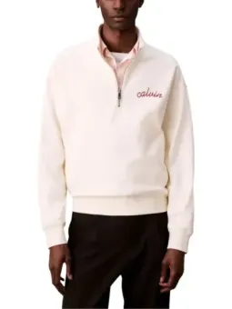 Calvin Klein Herren Fleece Weiß mieten | Flex-Fashion