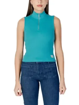 Calvin Klein Damen Tanktop Türkis mieten | Flex-Fashion