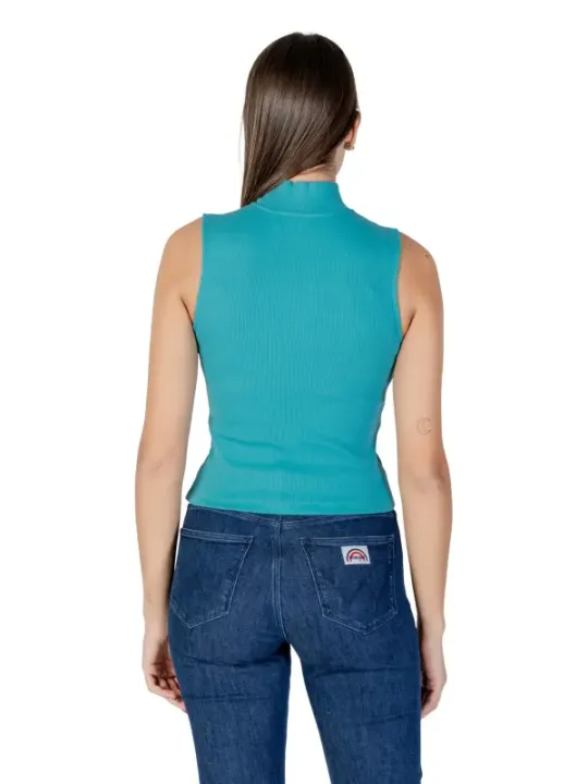 Calvin Klein Jeans Damen Tank-Tops Türkis | online kaufen